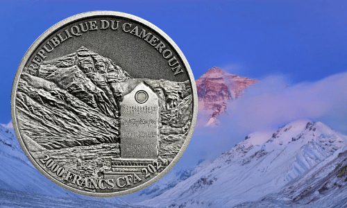 Revers 2000 frankov 2021 goda Kamerun - Everest