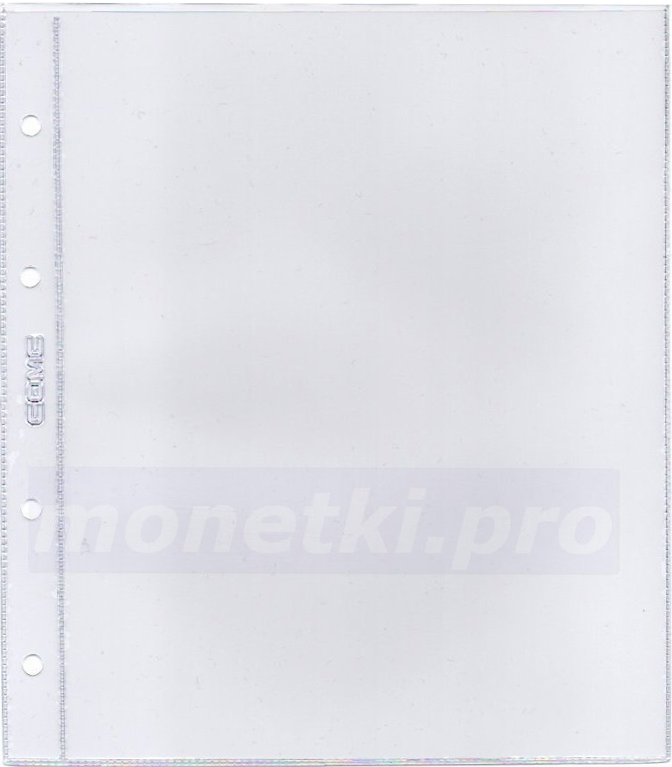 Купить листы для бон на 1 ячейку размер кармана 175 х 218 мм формат Нумис (Numis), фото 