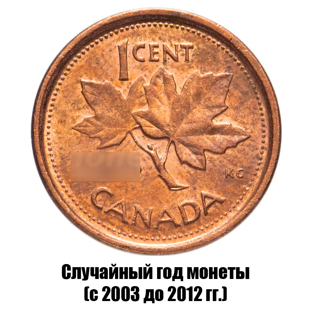канада 1 цент 2003-2012 гг. магнитная, фото 