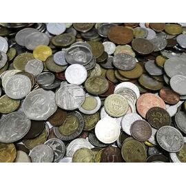 Миксы монет на вес по 1 кг. Содержание экзотики 50%., фото , изображение 3