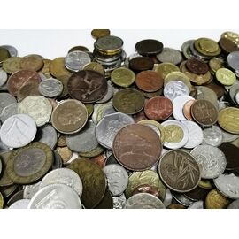 Миксы монет на вес по 1 кг. Содержание экзотики 50%., фото , изображение 4