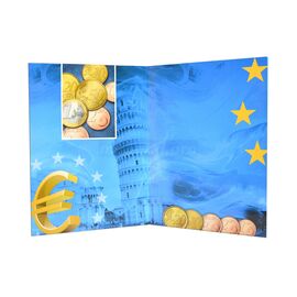 Комплект альбомов для разменных (погодовка) монет евро 2 тома на 160 монет, фото , изображение 5
