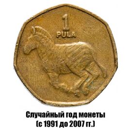Ботсвана 1 пула 1991-2007 гг., фото 