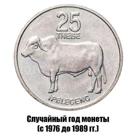 Ботсвана 25 тхебе 1976-1989 гг., фото 