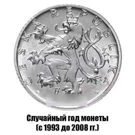 Чехия 50 геллеров 1993-2008 гг., фото , изображение 2
