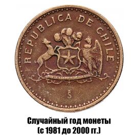 Чили 100 песо 1981-2000 гг., фото , изображение 2
