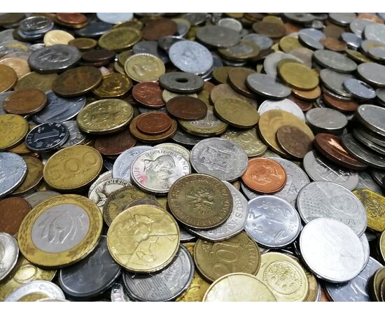 Миксы монет на вес по 1 кг. Содержание экзотики 50%., фото , изображение 8