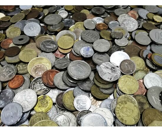 Миксы монет на вес по 1 кг. Содержание экзотики 50%., фото , изображение 9
