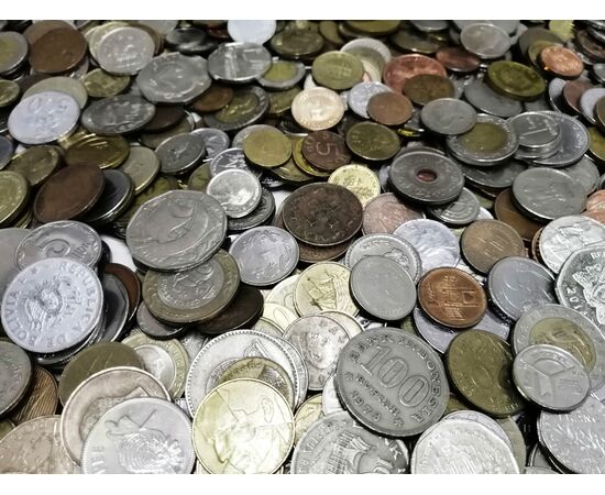 Миксы монет на вес по 1 кг. Содержание экзотики 50%., фото , изображение 2