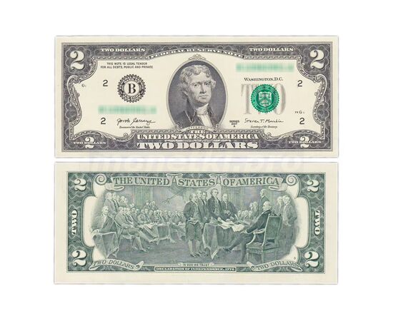сША 2 доллара, Банк: 2В-Нью-Йорк, фото 