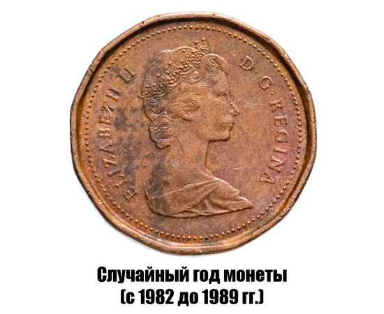 канада 1 цент 1982-1989 гг., фото , изображение 2