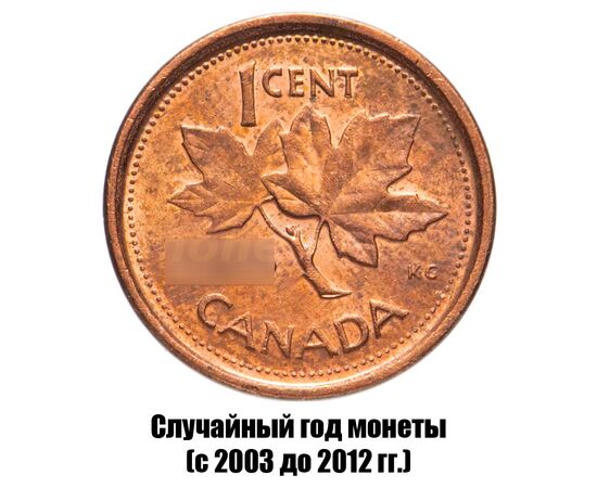 канада 1 цент 2003-2012 гг. магнитная, фото 