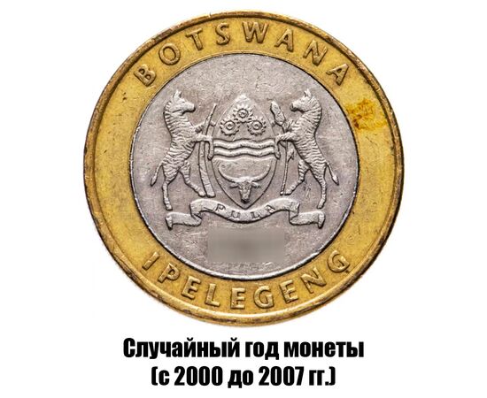 ботсвана 5 пул 2000-2007 гг., фото , изображение 2