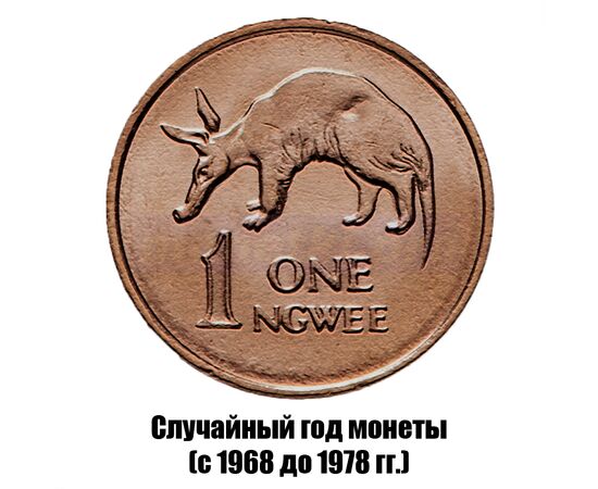 замбия 1 нгве 1968-1987 гг., фото 