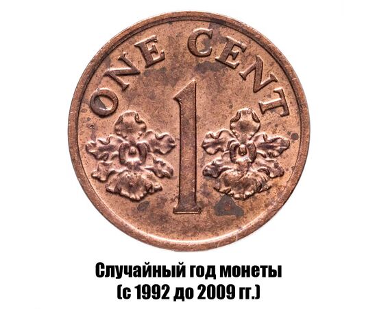 сингапур 1 цент 1992-2009 гг., фото 